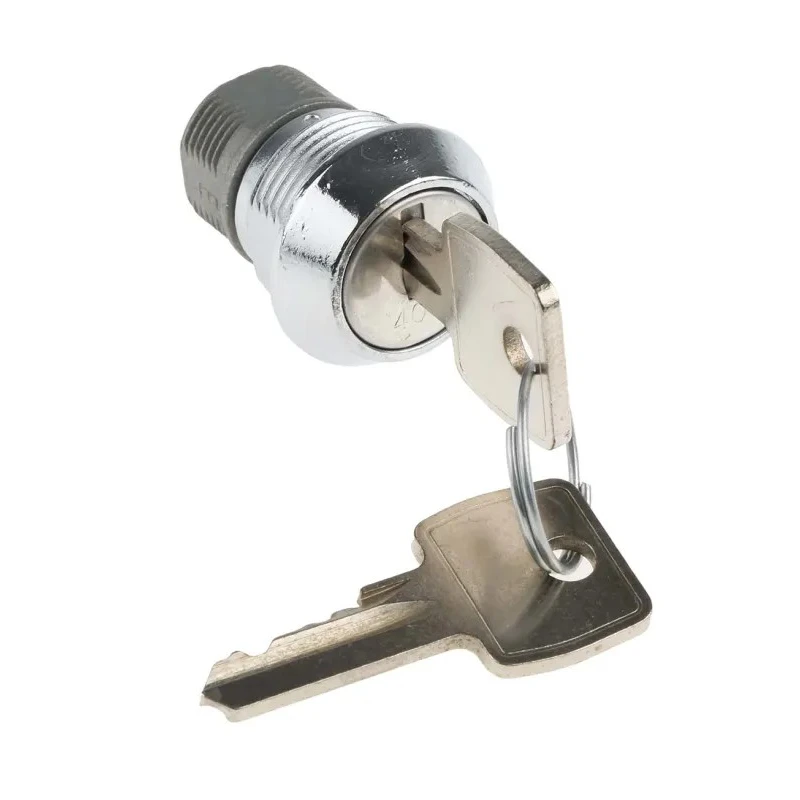 Euro-Locks a Lowe & Fletcher group Company Black Die Cast Zinc Plastic Keyed Camlock 13 mm Panel-to-Tongue F5E-03-2 (405E)