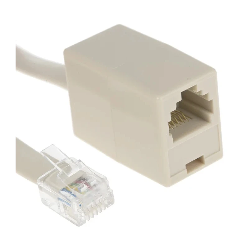 Decelect Telephone Cord White 5 m SPE164213