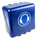 RS PRO Blue Ear Defender Storage Box 236x225x125 mm 325-6161