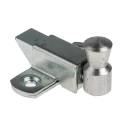 Pinet Steel Zinc Plated Door Bolt 36.5 mm Length 3.5 mm Mounting Hole Diameter Model 16-1-3625
