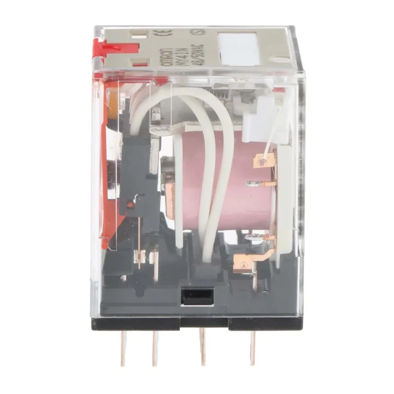 Omron DIN Rail Power Relay 48V AC Coil, 5A Switching Current, 4PDT Model MY4IN AC48/50(S)