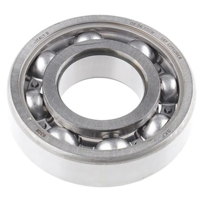 SKF Single Row Deep Groove Ball Bearing 40 mm ID, 90 mm OD, 23 mm Width, Sheet Metal Cage, Steel Balls 6308