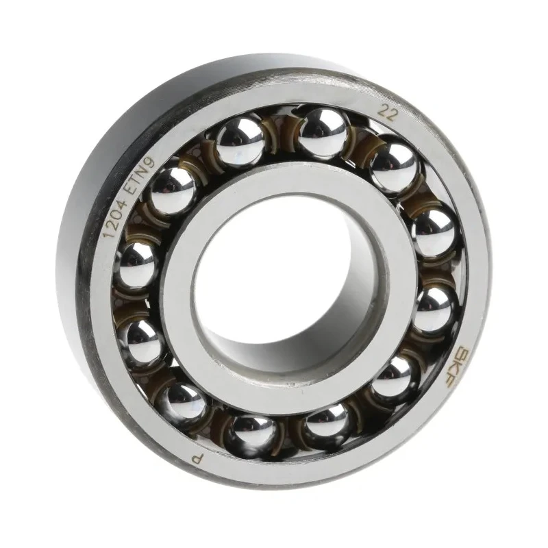 SKF 20 mm Inside Diameter 2 Row Self-Aligning Ball Bearing 47 mm Outside Diameter 14 mm Race Width 1204 ETN9