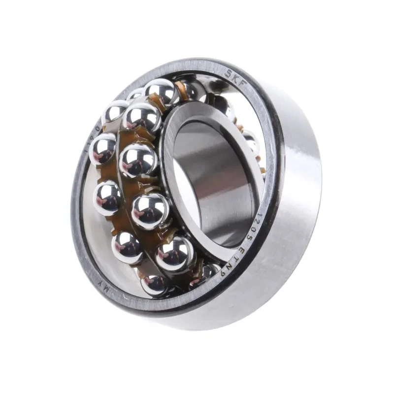 SKF Self-Aligning Double-Row Ball Bearing 25 mm ID, 52 mm OD, 15 mm Width, Non-Metallic Cage 1205 ETN9