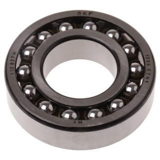 SKF Self-Aligning 2 Row Ball Bearing 30 mm ID 62 mm OD 16 mm Width 1206 ETN9
