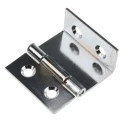 Pinet Chrome Plated Steel Butt Hinge Screw Fixing 38mm x 19mm x 1.5mm 60-1-3332