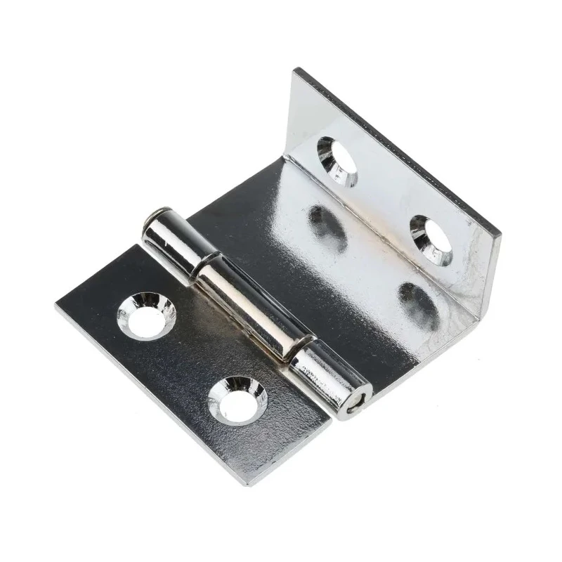 Pinet Chrome Plated Steel Butt Hinge Screw Fixing 38mm x 19mm x 1.5mm 60-1-3332