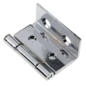 Pinet Chrome Plated Steel Butt Hinge Screw Fixing 38mm x 19mm x 1.5mm 60-1-3332