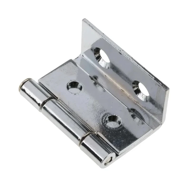 Pinet Chrome Plated Steel Butt Hinge Screw Fixing 38mm x 19mm x 1.5mm 60-1-3332