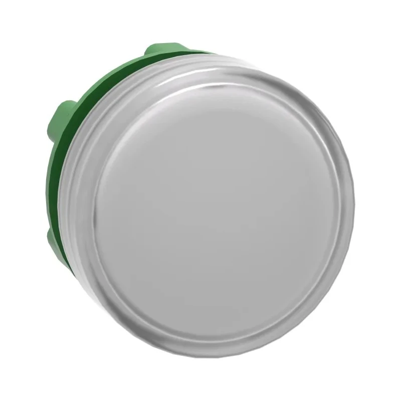 Schneider Electric White Pilot Light Head, 22 mm Cutout, Panel Mount, IP66 IP67 IP69K Rated Harmony Series ZB5AV013