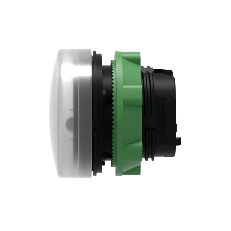 Schneider Electric White Pilot Light Head, 22 mm Cutout, Panel Mount, IP66 IP67 IP69K Rated Harmony Series ZB5AV013