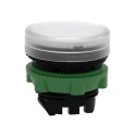 Schneider Electric White Pilot Light Head, 22 mm Cutout, Panel Mount, IP66 IP67 IP69K Rated Harmony Series ZB5AV013