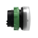 Schneider Electric White Pilot Light Head, 22 mm Cutout, Panel Mount, IP66 IP67 IP69K Rated Harmony Series ZB5AV013