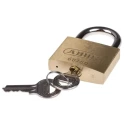 ABUS Keyed Brass Steel Weatherproof Padlock 7 mm Shackle Diameter 24 mm Length 50 mm Body XR0060 50