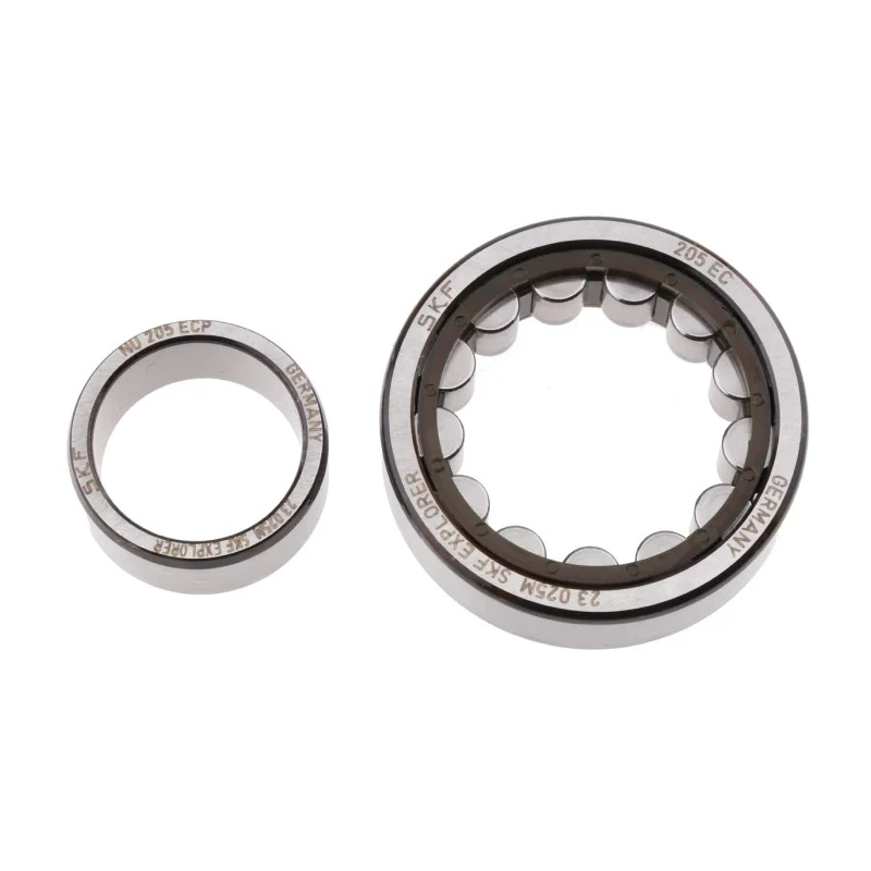 SKF 25 mm ID x 52 mm OD Fibreglass Reinforced Nylon Cage Parallel Bore Roller Bearing NU 205 ECP
