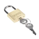 ABUS Keyed Steel, Brass Padlock Weatherproof Keyed Alike, 6 mm Shackle Diameter, 40 mm Body XR006040K3
