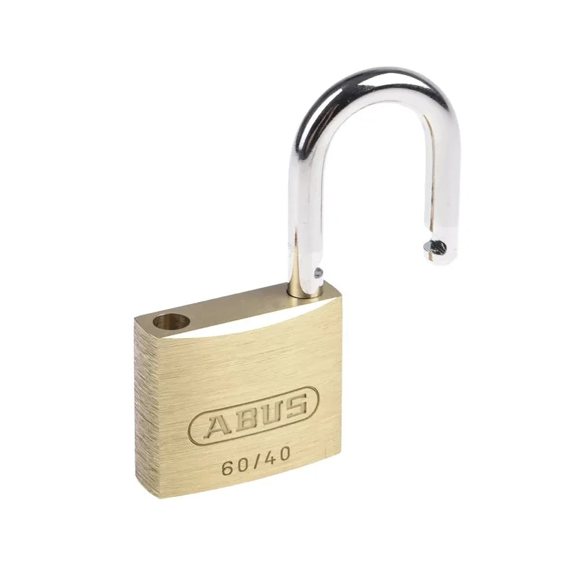 ABUS Keyed Steel, Brass Padlock Weatherproof Keyed Alike, 6 mm Shackle Diameter, 40 mm Body XR006040K3