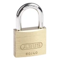ABUS Keyed Steel, Brass Padlock Weatherproof Keyed Alike, 6 mm Shackle Diameter, 40 mm Body XR006040K3