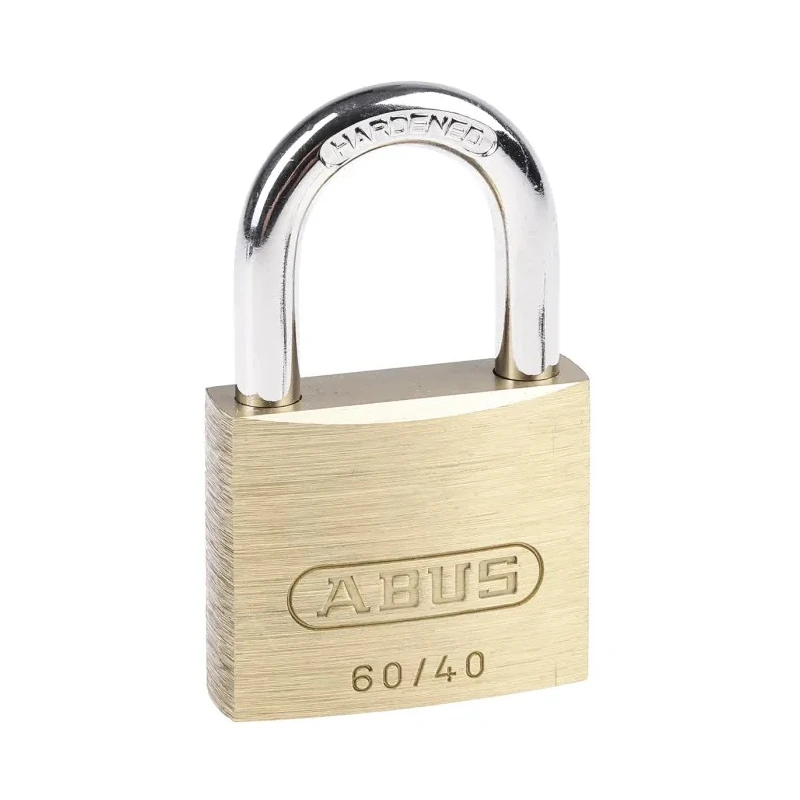 ABUS Keyed Steel, Brass Padlock Weatherproof Keyed Alike, 6 mm Shackle Diameter, 40 mm Body XR006040K3