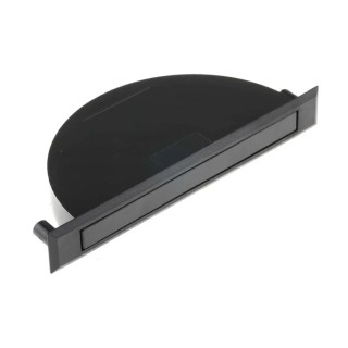 Southco Passivated, Powder Coated Black Aluminium and Stainless Steel Drawer Handle 29.5 mm Height, 141 mm Length 67-45
