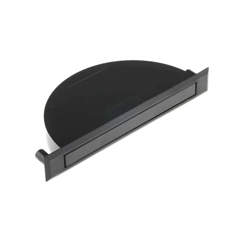 Southco Passivated, Powder Coated Black Aluminium and Stainless Steel Drawer Handle 29.5 mm Height, 141 mm Length 67-45