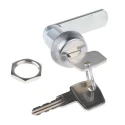 Euro-Locks a Lowe & Fletcher group Company Stainless Steel Camlock, 22 mm Panel-to-Tongue, Key Unlock 1414014