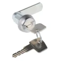 Euro-Locks a Lowe & Fletcher group Company Stainless Steel Camlock, 22 mm Panel-to-Tongue, Key Unlock 1414014