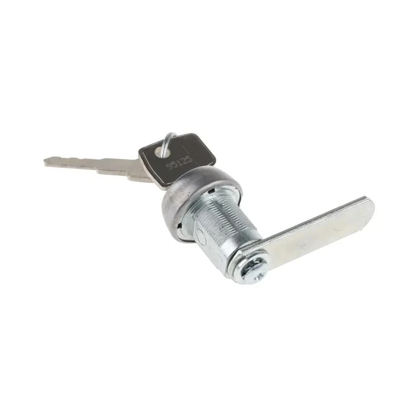 Euro-Locks a Lowe & Fletcher group Company Stainless Steel Camlock, 22 mm Panel-to-Tongue, Key Unlock 1414014