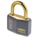 ABUS Keyed Brass Safety Padlock Weatherproof, 6 mm Shackle Diameter, 40 mm Body Width XR0084GY 40