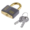 ABUS Keyed Brass Safety Padlock Weatherproof, 6 mm Shackle Diameter, 40 mm Body Width XR0084GY 40