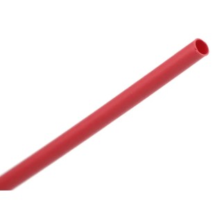 TE Connectivity Heat Shrink Tubing Red 1.2 mm Sleeve Diameter x 1.2 m Length 2:1 Ratio RNF-100-3/64-2-STK