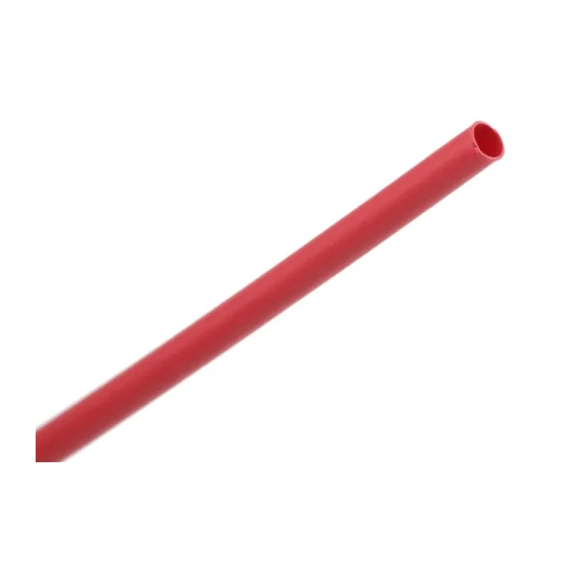 TE Connectivity Heat Shrink Tubing Red 1.2 mm Sleeve Diameter x 1.2 m Length 2:1 Ratio RNF-100-3/64-2-STK