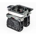 Schneider Electric Harmony Series Contact Block, 600V, 10A, SPDT, Screw Terminal, Fixing Collar Included ZB4BZ104