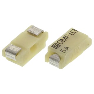 Schurter Non-Resettable Fast Acting Fuse 5A 63 V AC/DC Thermoplastic Body 3402.0017.11