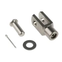 RS PRO Stainless Steel M8 x 1.25 Clevis, 42 mm x 16 mm 347-3259
