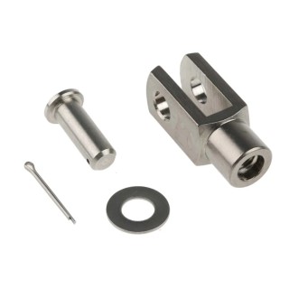 RS PRO Stainless Steel M8 x 1.25 Clevis, 42 mm x 16 mm 347-3259