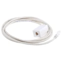 Decelect SPE Cat5 Unshielded PVC Grey Ethernet Cable, 3 m, Terminated RJ45 
