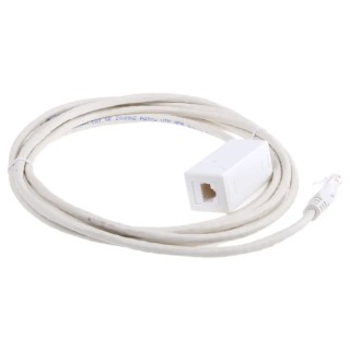 Decelect SPE Cat5 Unshielded PVC Grey Ethernet Cable, 3 m, Terminated RJ45 