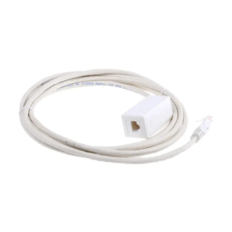 Decelect SPE Cat5 Unshielded PVC Grey Ethernet Cable, 3 m, Terminated RJ45 
