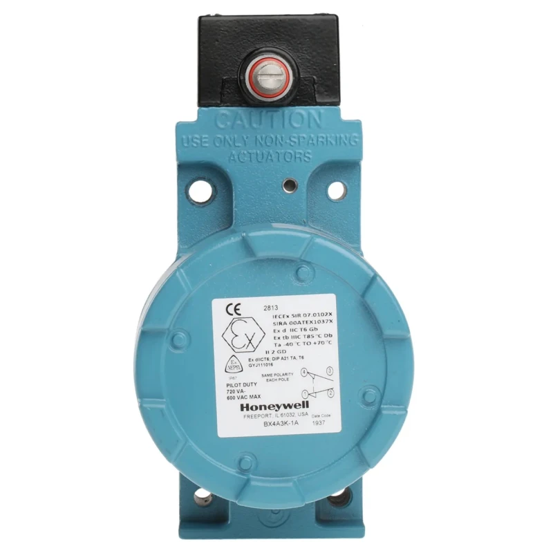 Honeywell Technologies BX Series Roller Lever Limit Switch, Aluminium Housing, SPDT, IP67, 600V AC, 6A BX4A3K-1A