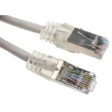 Decelect Cat5 Shielded PVC Jacketed Ethernet Cable, Grey, 2 m Length 