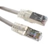 Decelect Cat5 Shielded PVC Jacketed Ethernet Cable, Grey, 2 m Length