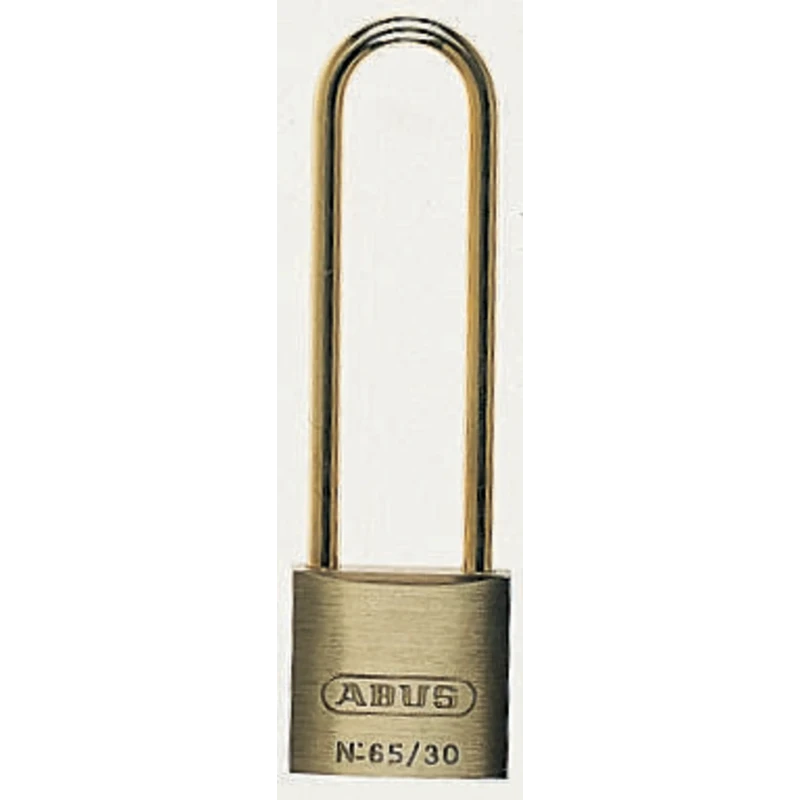 ABUS Keyed Brass Weatherproof Padlock with 5 mm Stainless Steel Shackle, 70 mm Length, 30 mm Body XR0065MBHB3