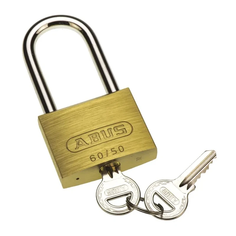ABUS Weatherproof Brass and Steel Padlock Keyed Alike 8 mm Shackle Diameter 50 mm Body XR0060HB55K1