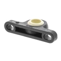 Igus Maintenance Free Pedestal Pillow Block Bearing, 8 mm Inside Diameter, Igumid G Material, Thermoplastic KSTM-08