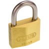 ABUS Stainless Steel and Brass Weatherproof Keyed-Alike Padlock 6.5 mm Shackle Diameter 40 mm Body XR0065IB40KA7