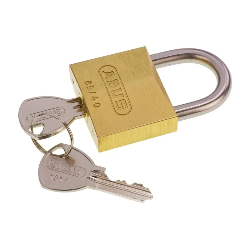 ABUS Stainless Steel and Brass Weatherproof Keyed-Alike Padlock 6.5 mm Shackle Diameter 40 mm Body XR0065IB40KA7