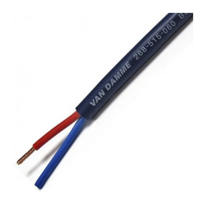 Van Damme Blue Studio Grade Series 2 Core Audio Cable, Blue, 100 m 268-515-060
