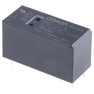 Omron Panel Power Relay 12V DC Coil 16A Switching Current SPDT G2RL-1-E DC12