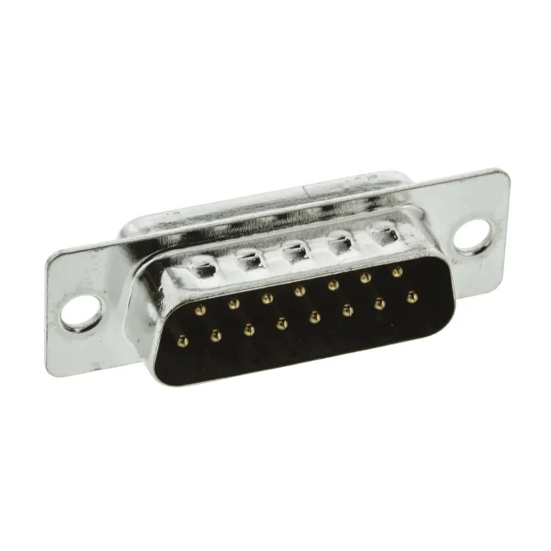 ITT Cannon 15 Way Straight 2.77 mm Pitch Panel Mount D-Sub Connector Male 119998-2831
